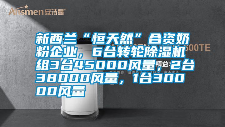 新西蘭“恒天然”合資奶粉企業(yè)，6臺轉(zhuǎn)輪除濕機組3臺45000風(fēng)量，2臺38000風(fēng)量，1臺30000風(fēng)量