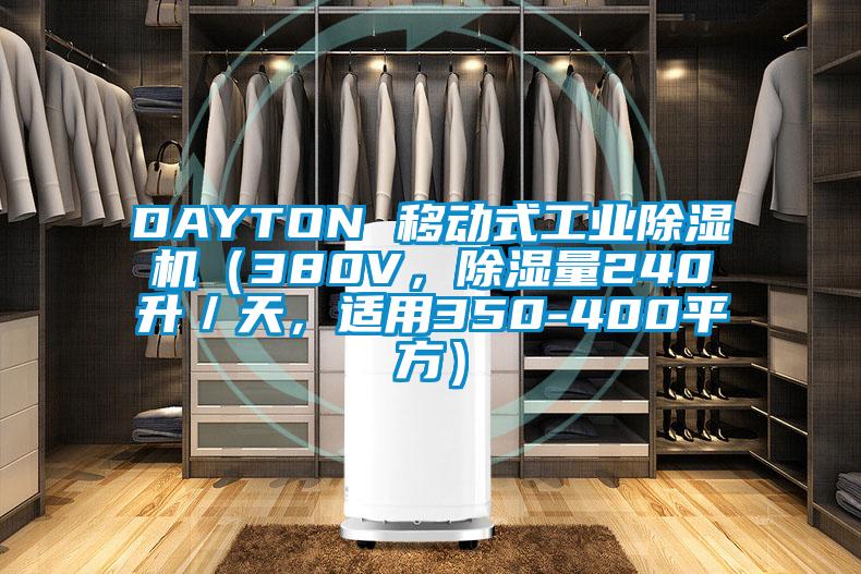 DAYTON 移動(dòng)式工業(yè)除濕機(jī)（380V，除濕量240升／天，適用350-400平方）