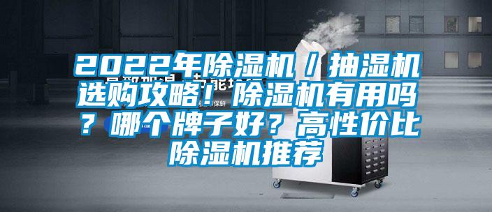 2022年除濕機／抽濕機選購攻略！除濕機有用嗎？哪個牌子好？高性價比除濕機推薦