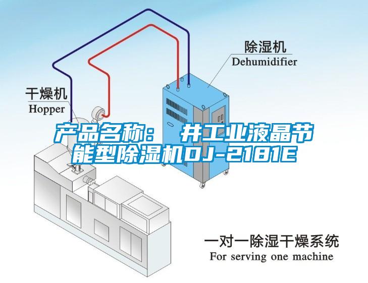 產(chǎn)品名稱：東井工業(yè)液晶節(jié)能型除濕機DJ-2181E