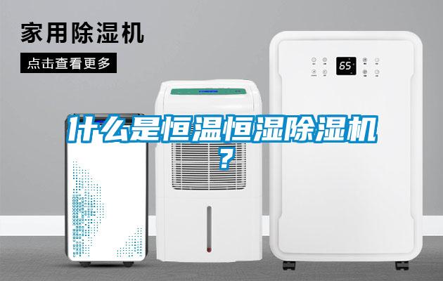 什么是恒溫恒濕除濕機(jī)？