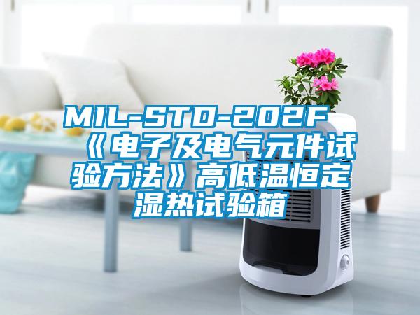 MIL-STD-202F《電子及電氣元件試驗方法》高低溫恒定濕熱試驗箱