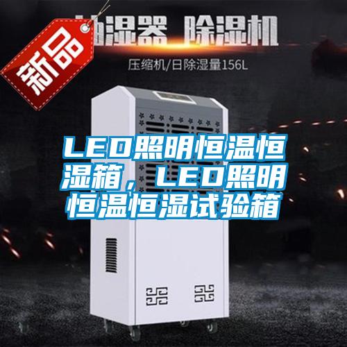 LED照明恒溫恒濕箱，LED照明恒溫恒濕試驗箱