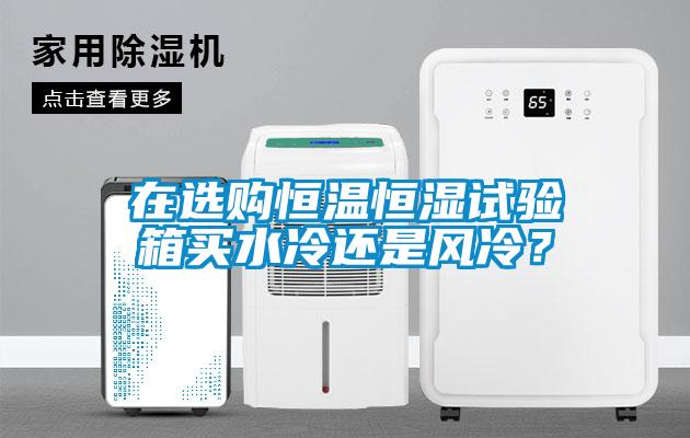 在選購(gòu)恒溫恒濕試驗(yàn)箱買水冷還是風(fēng)冷？