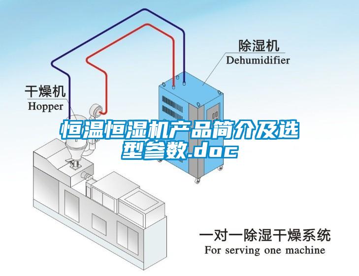 恒溫恒濕機產(chǎn)品簡介及選型參數(shù).doc