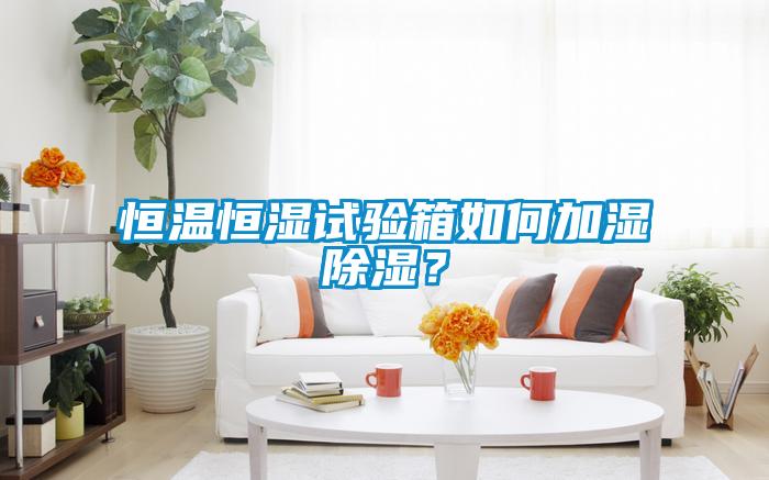 恒溫恒濕試驗(yàn)箱如何加濕除濕？