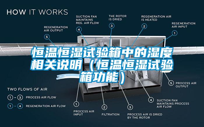 恒溫恒濕試驗箱中的濕度相關(guān)說明（恒溫恒濕試驗箱功能）