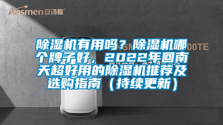 除濕機(jī)有用嗎？除濕機(jī)哪個(gè)牌子好，2022年回南天超好用的除濕機(jī)推薦及選購(gòu)指南（持續(xù)更新）