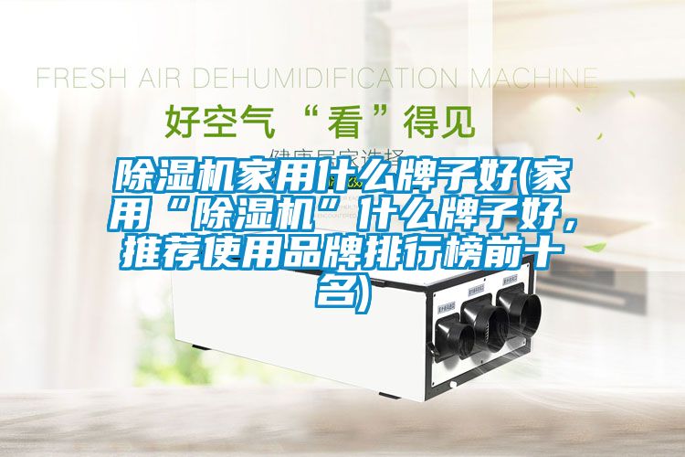 除濕機(jī)家用什么牌子好(家用“除濕機(jī)”什么牌子好，推薦使用品牌排行榜前十名)